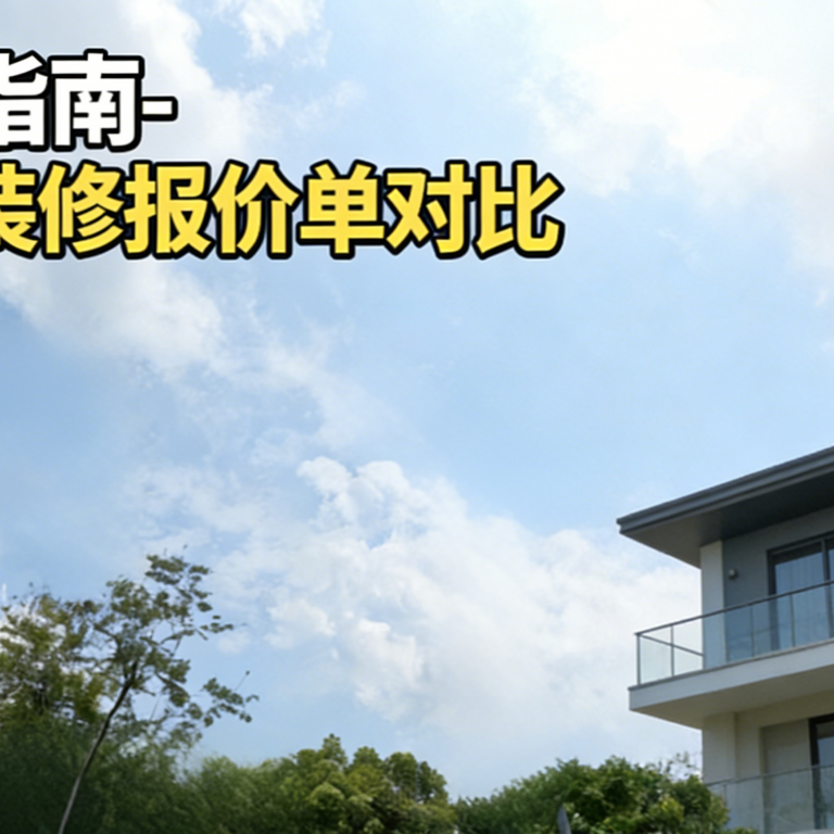 预算指南-香港装修报价单对比